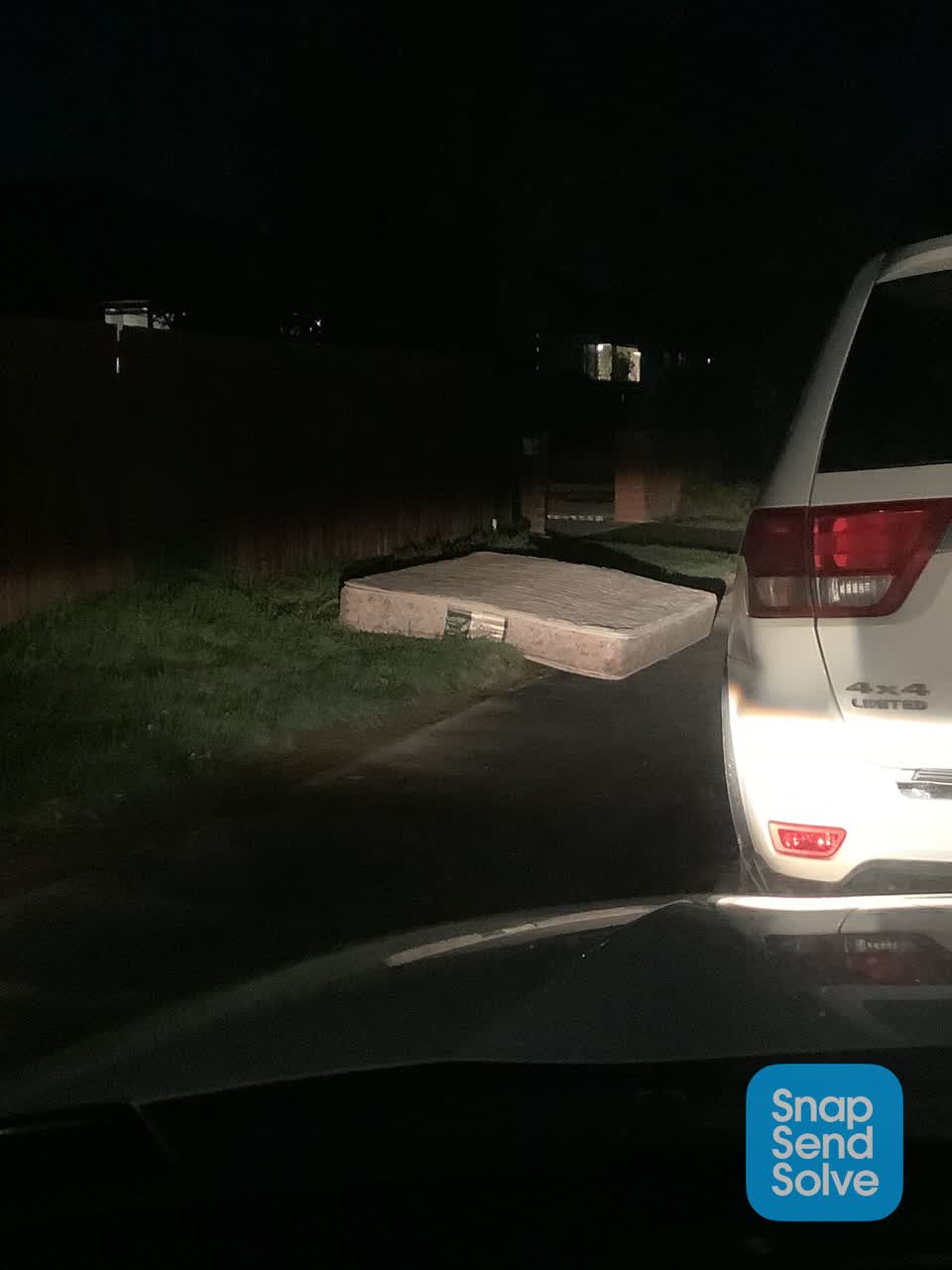 The photograph attached to this rubbish and bins - general report
