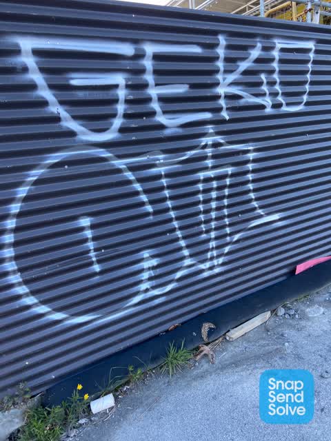 Graffiti, a report photo