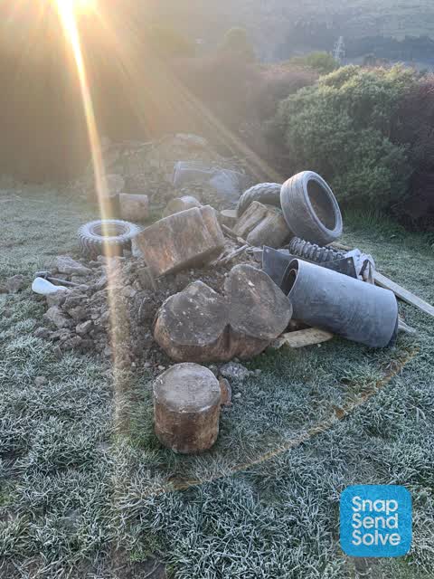 Dumped Rubbish, a report photo