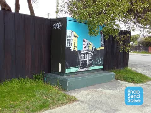 Graffiti, a report photo