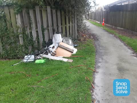 Dumped Rubbish, a report photo