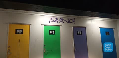 Graffiti, a report photo