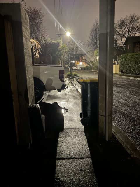 Hazard, vehicle, a report photo