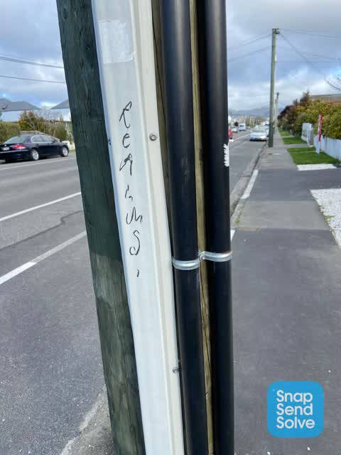 Graffiti, a report photo