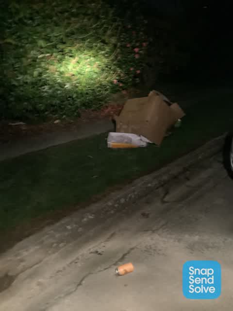 Dumped Rubbish, a report photo