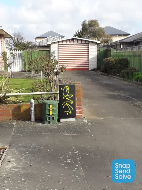 Graffiti, a report photo