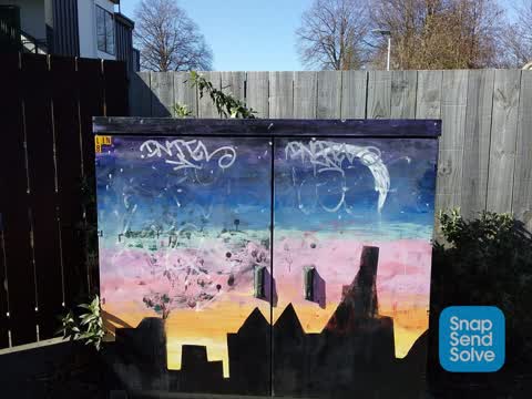Graffiti, a report photo