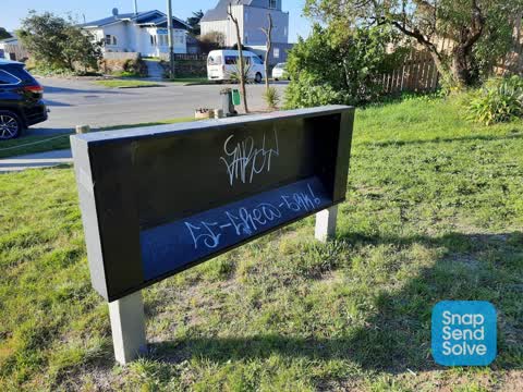 Graffiti, a report photo