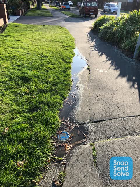Water Leak, a report photo