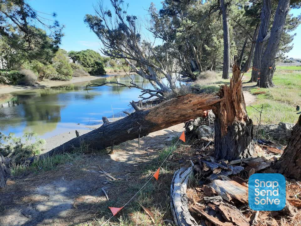 The photograph attached to this park - general request report