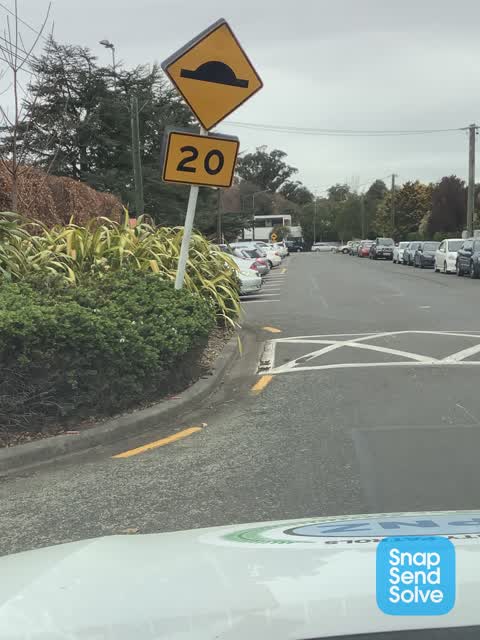 Poles and Signage - General, a report photo