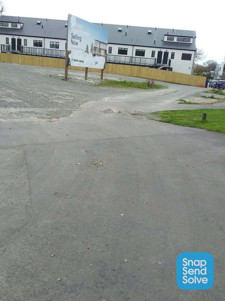 The photograph attached to this roads - general report