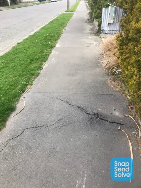 Pavement - Damaged, a report photo
