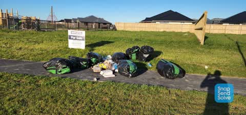 Dumped Rubbish, a report photo