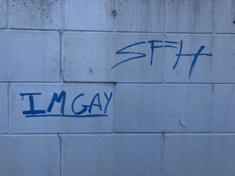 Graffiti, a report photo