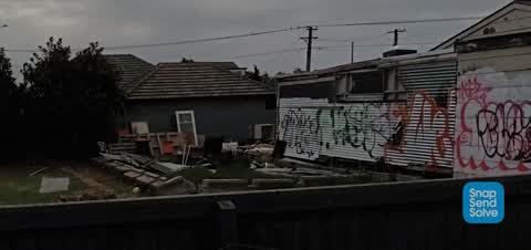 Dumped Rubbish, a report photo