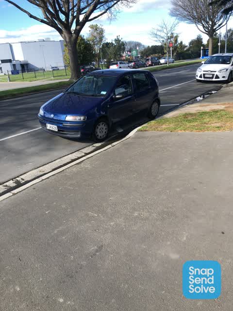 Hazard, vehicle, a report photo