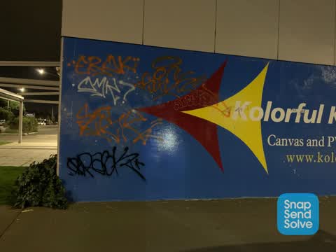 Graffiti, a report photo