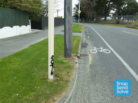 Graffiti, a report photo