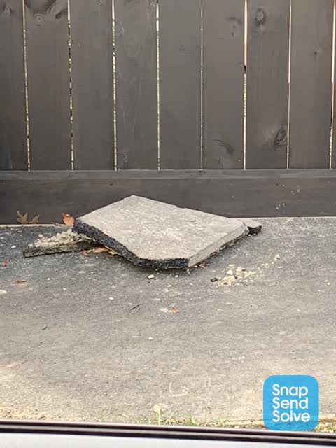Dumped Rubbish, a report photo