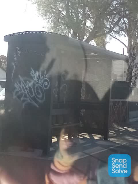 Graffiti, a report photo