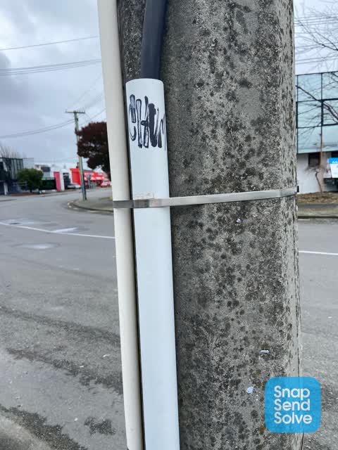 Graffiti, a report photo