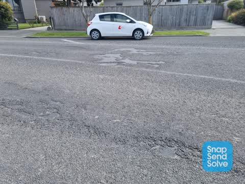 Damaged Road, a report photo