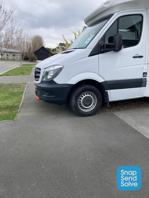 Hazard, vehicle, a report photo