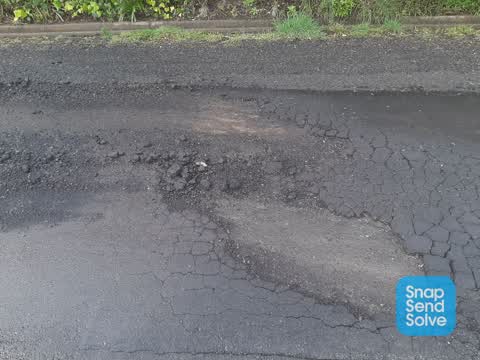Damaged Road, a report photo