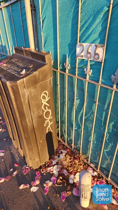 Graffiti, a report photo