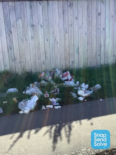 Dumped Rubbish, a report photo
