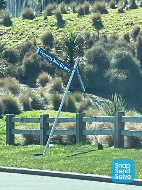 Damaged Street Sign, a report photo