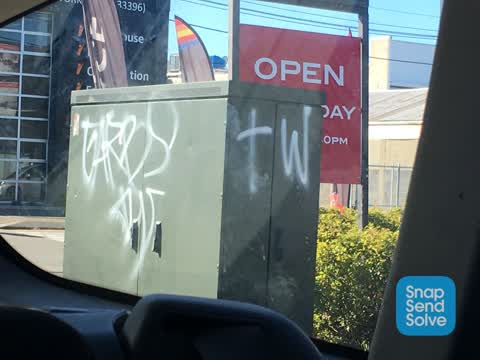 Graffiti, a report photo