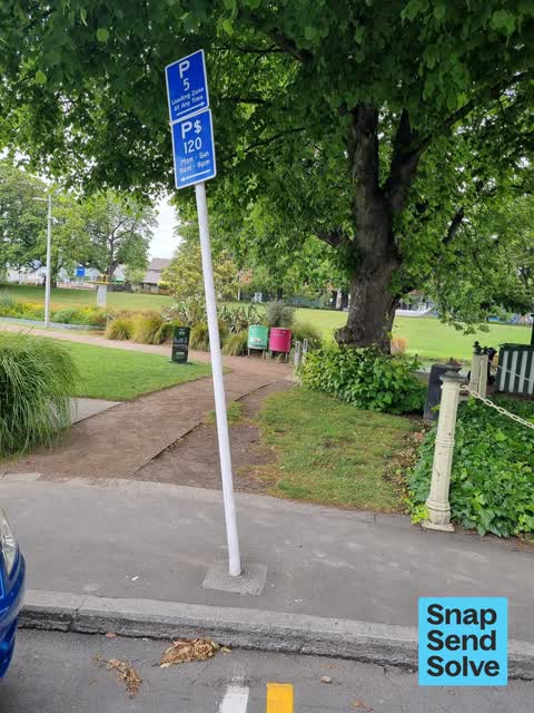 Poles and Signage - General, a report photo