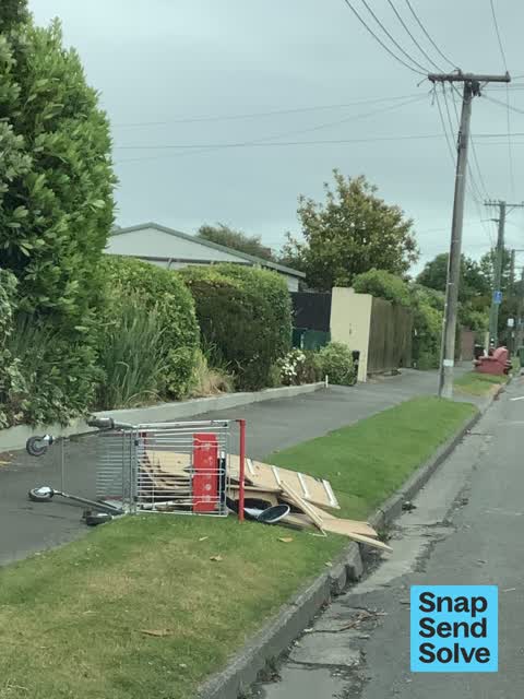 Dumped Rubbish, a report photo