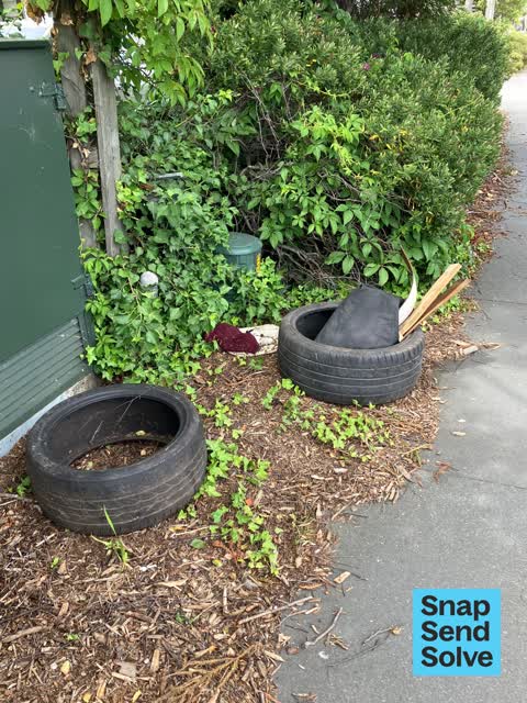 Dumped Rubbish — a report photo