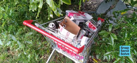 Dumped Rubbish, a report photo