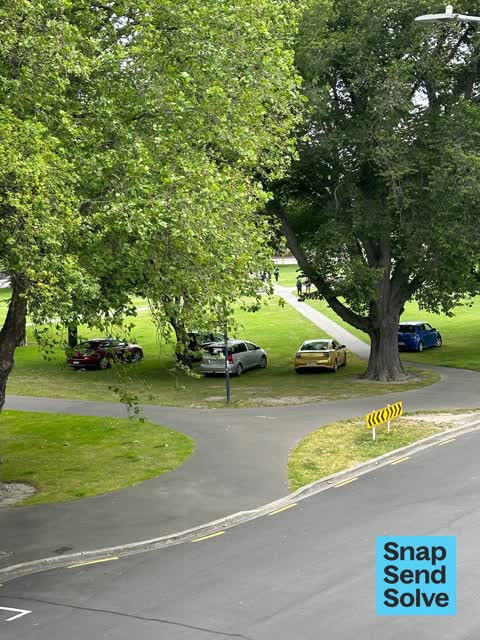 Hazard, vehicle, a report photo
