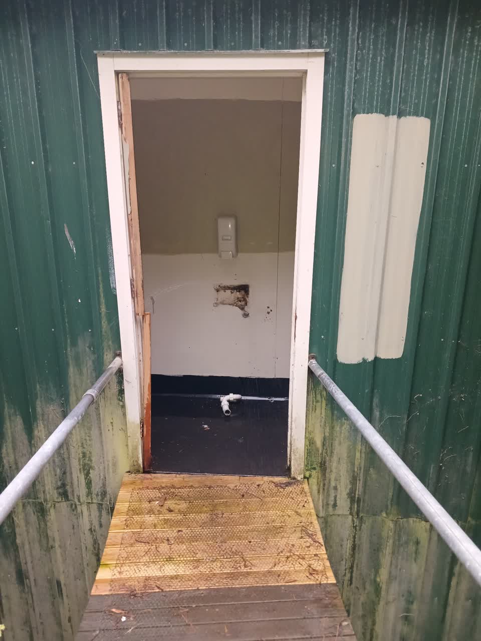 The photograph attached to this flooding report