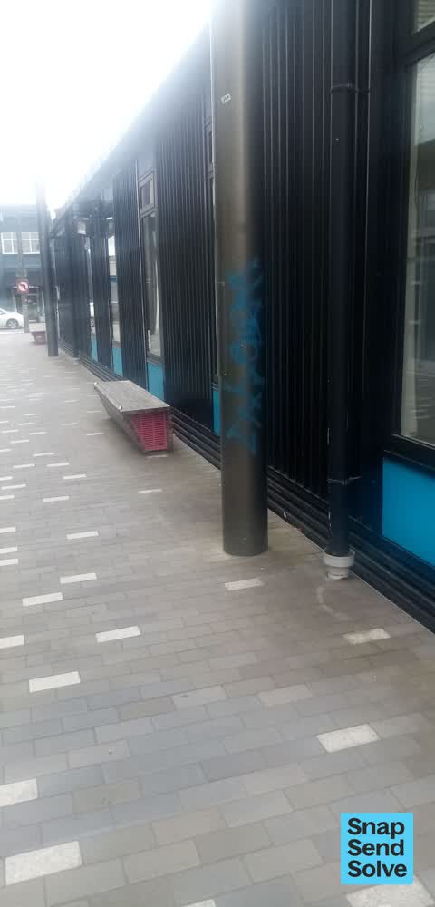 Graffiti, a report photo