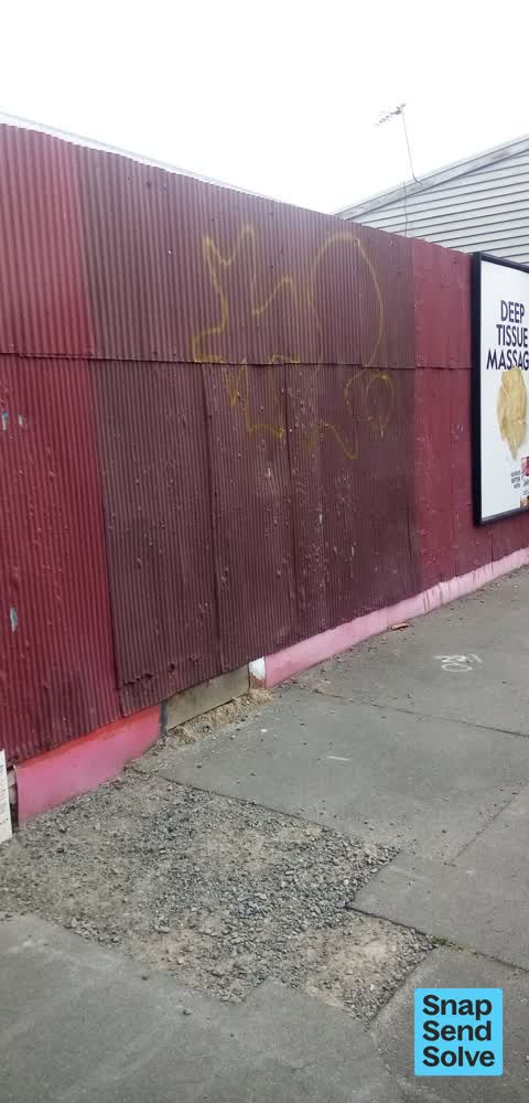 Graffiti, a report photo