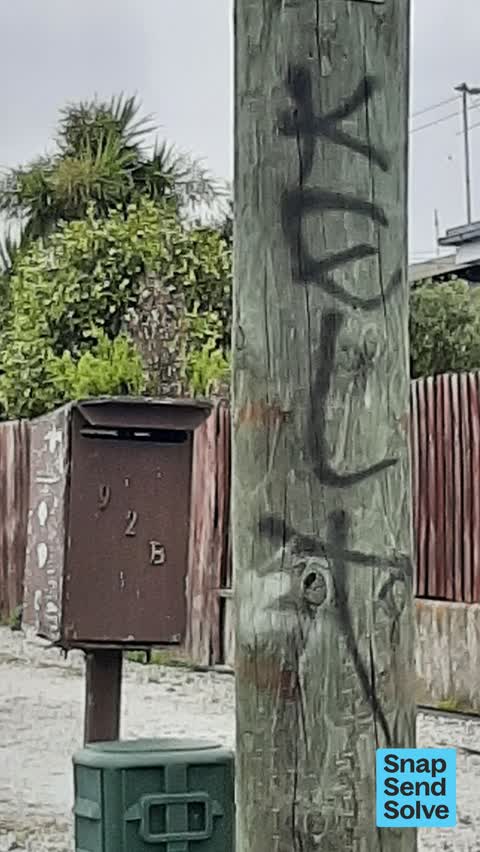 Graffiti, a report photo