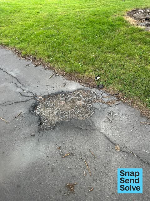 Pavement - Damaged, a report photo