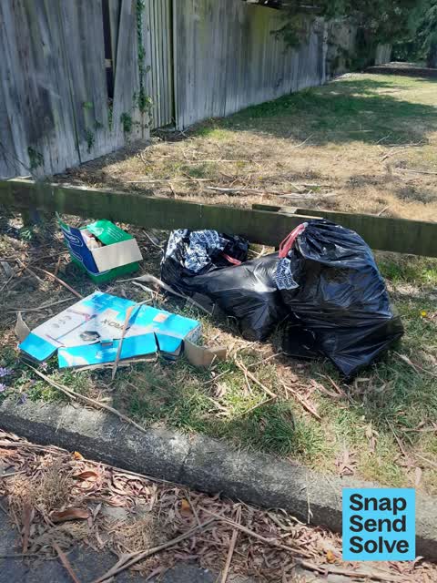 Dumped Rubbish, a report photo