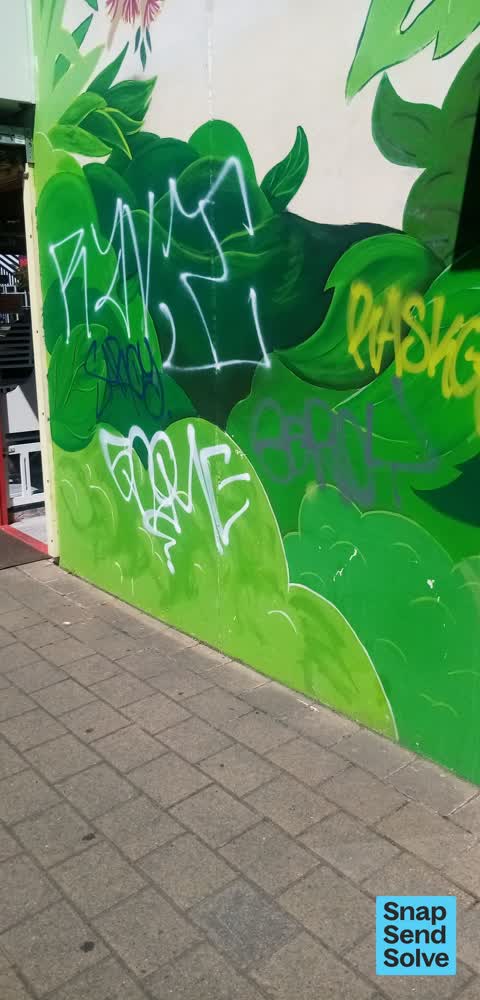 Graffiti, a report photo