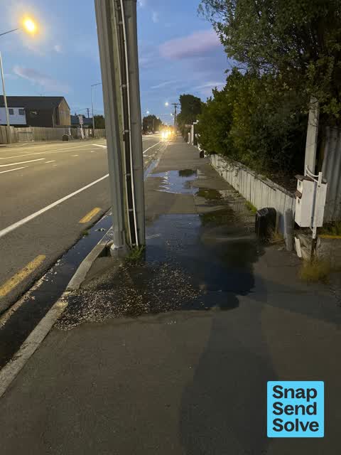 Water Leak, a report photo