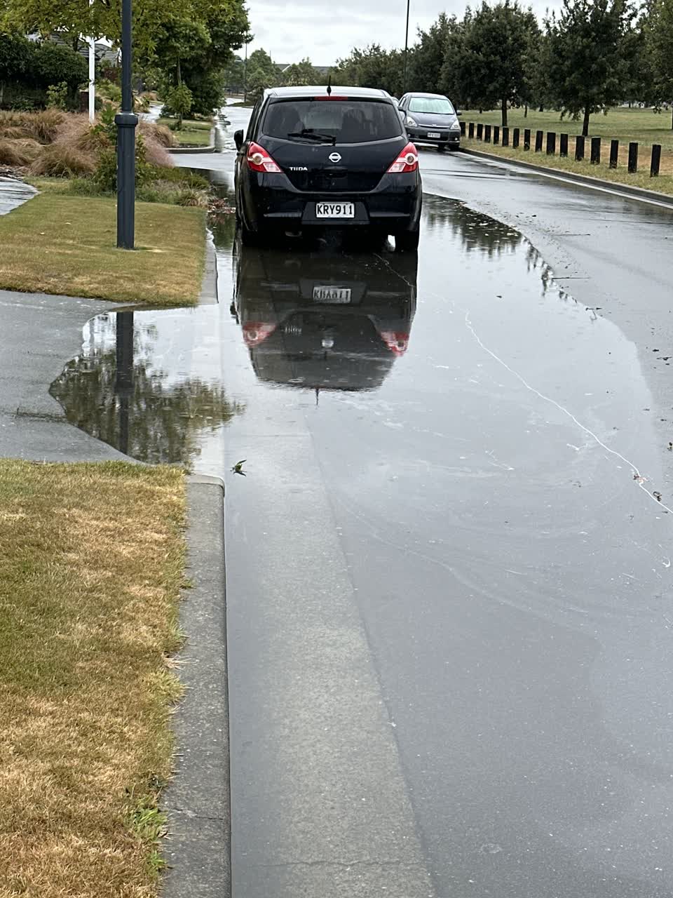 The photograph attached to this sewer - leak / blockage report