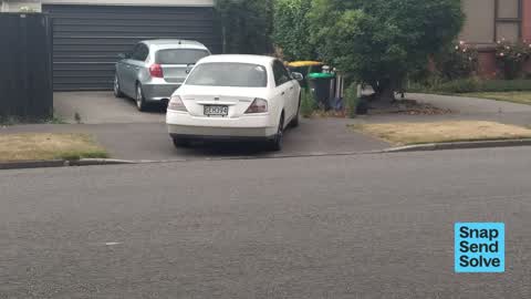 Hazard, vehicle, a report photo