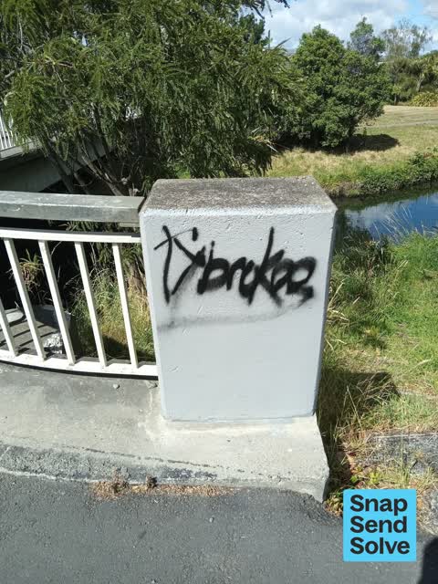 Graffiti, a report photo