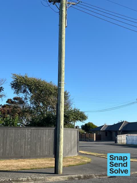 Damaged Street Sign, a report photo